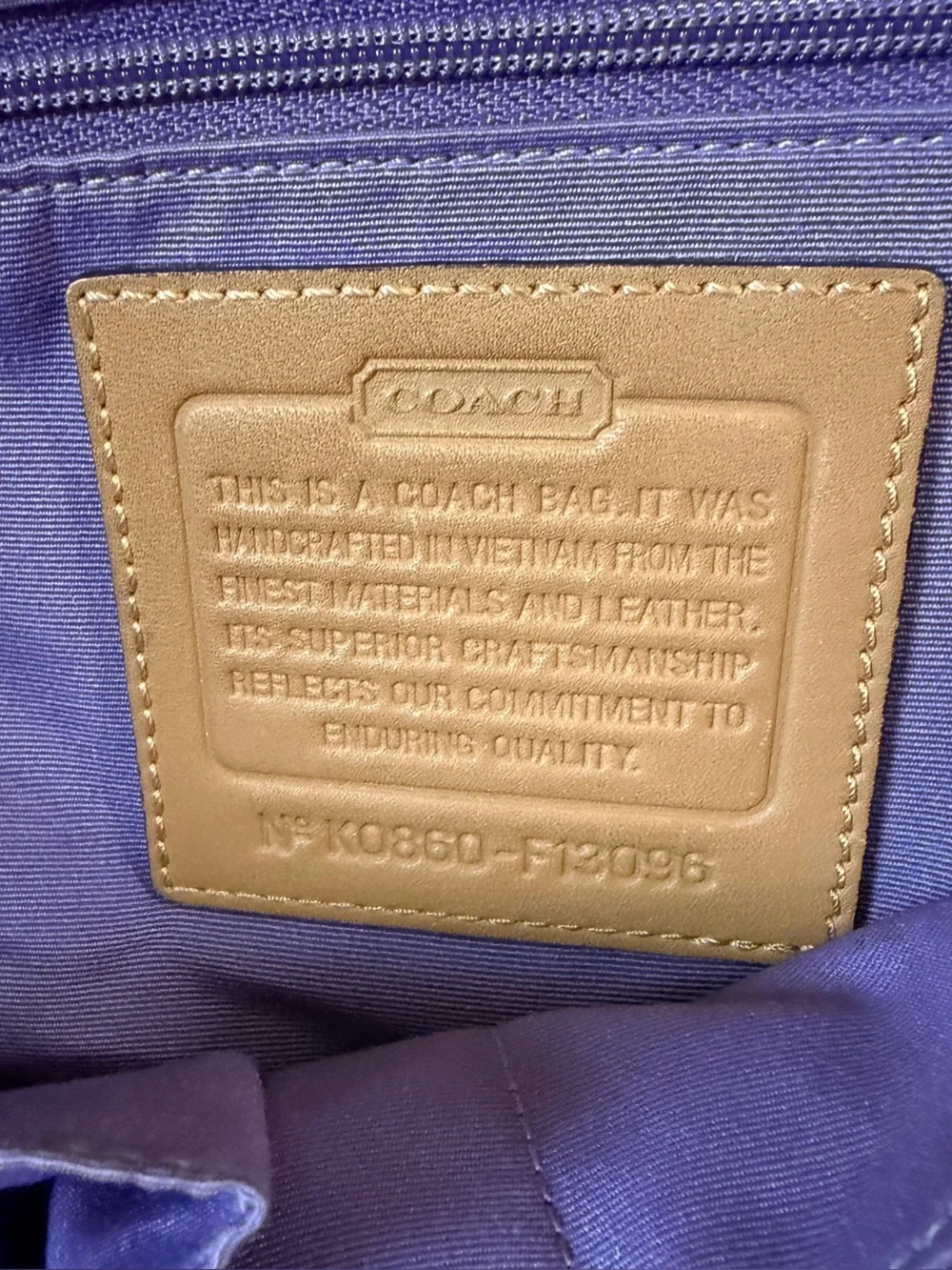 Coach Y2K Bag Tote Purse Signature Jacquard Tote Khaki Brown Leather